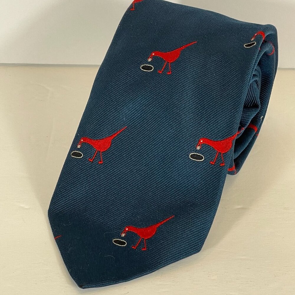 Vintage Necktie Golf Men's Made for Golf Digest Silk Birdie Hole In One READ
